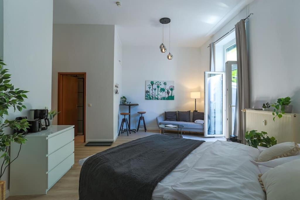 Cozy-Livings Altbau Mit Terrasse Und Kueche Am Stadtpark Bad Nauheim Exterior foto